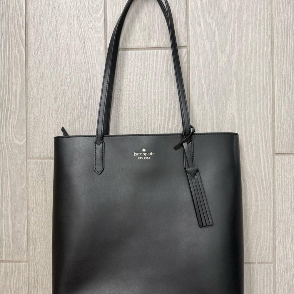 Kate Spade Black Tote with Tassel
